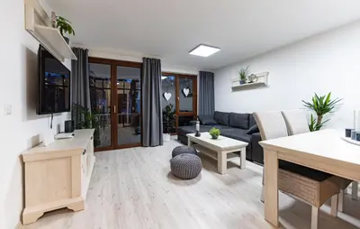 Ein Sitzbereich in der Unterkunft Apartment Mittendrin in Bad Harzburg