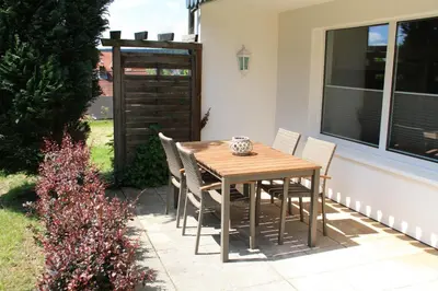 Das Gebäude in dem sich die Ferienwohnung befindet