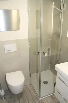 Ein Badezimmer in der Unterkunft Apartment am Hütteberg