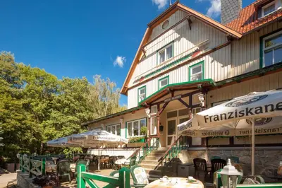 Das Gebäude in dem sich das Hotel befindet