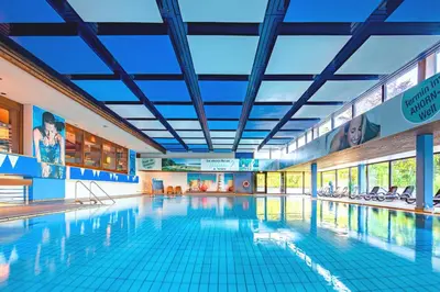 Der Swimmingpool an oder in der Nähe von AHORN Harz Hotel Braunlage