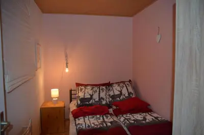 Ein Bett oder Betten in einem Zimmer der Unterkunft Glöckchen
