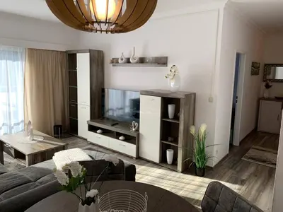 Ein Sitzbereich in der Unterkunft Mariposa 3 incl Pool & Sauna