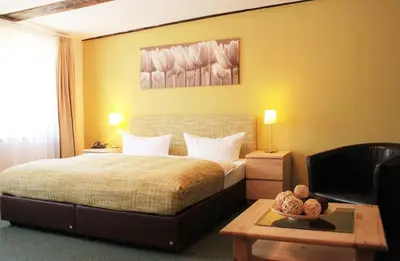 Ein Bett oder Betten in einem Zimmer der Unterkunft Altes Forsthaus Braunlage