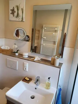 Ein Badezimmer in der Unterkunft Pepe