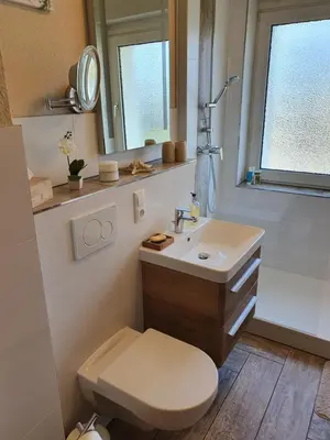 Ein Badezimmer in der Unterkunft Pepe
