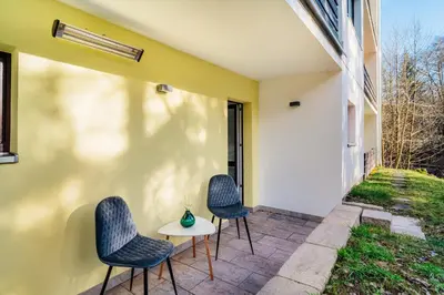Das Gebäude in dem sich die Ferienwohnung befindet