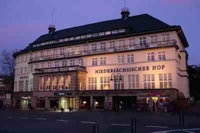 Das Gebäude in dem sich das Hotel befindet