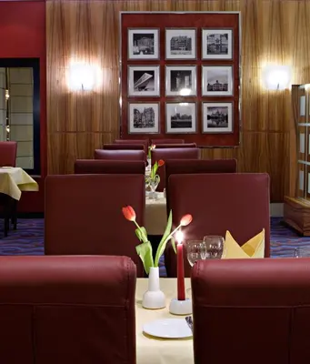 Ein Sitzbereich in der Unterkunft HKK Hotel Wernigerode