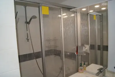 Ein Badezimmer in der Unterkunft Bergblick471