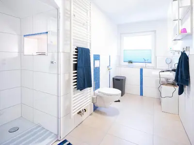 Ein Badezimmer in der Unterkunft Haus der Elemente