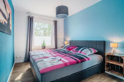 Ein Bett oder Betten in einem Zimmer der Unterkunft Walpurgis Hexe