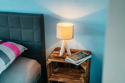 Ein Bett oder Betten in einem Zimmer der Unterkunft Walpurgis Hexe