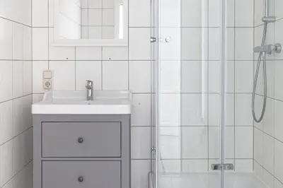 Ein Badezimmer in der Unterkunft Ferienwohnungen Quedlinburg im Harz