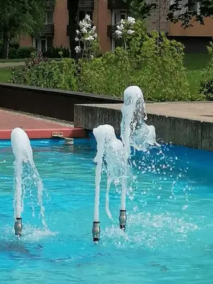 Der Swimmingpool an oder in der Nähe von CrisAnd Wald &Terrasse