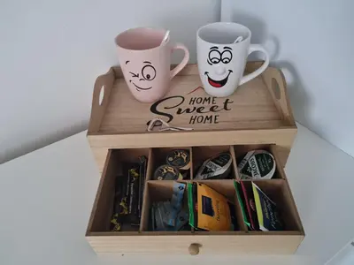 Kaffee-/Teezubehör in der Unterkunft Harz Pension