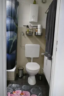 Ein Badezimmer in der Unterkunft Kleine Harzflucht