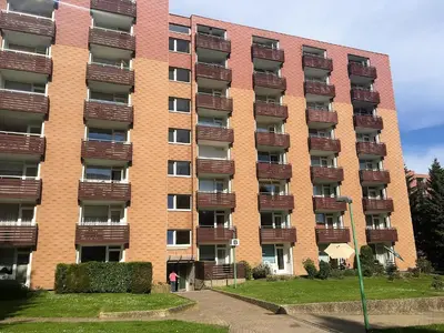 Das Gebäude in dem sich die Ferienwohnung befindet
