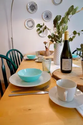 Getränke in der Unterkunft 110 qm Ferienwohnung Stadtvilla Halberstadt - Dem Tor zum Harz