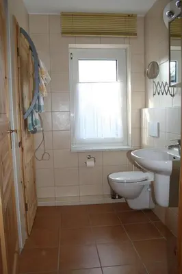 Ein Badezimmer in der Unterkunft Ferienhaus Grimm