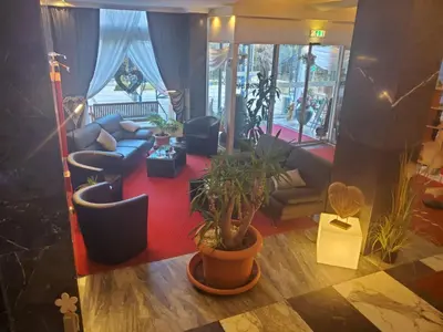 Ein Sitzbereich in der Unterkunft CAREA Residenz Hotel Harzhöhe