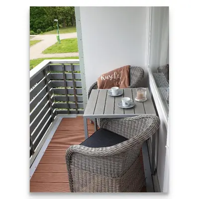 Ein Balkon oder eine Terrasse in der Unterkunft Harz Zeit