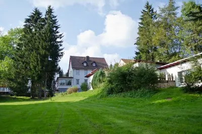 Ein Garten an der Unterkunft Ferienhaus Monarda