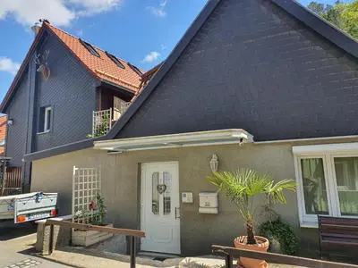 Das Gebäude in dem sich die Pension befindet