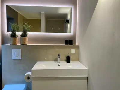 Ein Badezimmer in der Unterkunft Haus Im Arnikagrund - Ferienwohnung & Privatzimmer