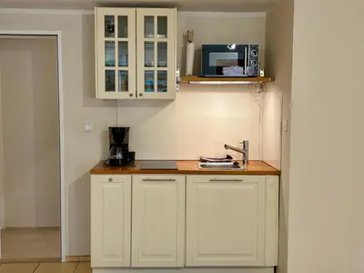Küche/Küchenzeile in der Unterkunft Haus Im Arnikagrund - Ferienwohnung & Privatzimmer