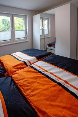 Ein Bett oder Betten in einem Zimmer der Unterkunft AusZeit !