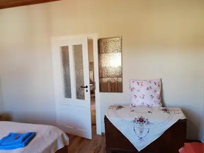 Ein Bett oder Betten in einem Zimmer der Unterkunft Zur Brockenbahn