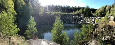 Naturlandschaft in der Nähe des Ferienhauses