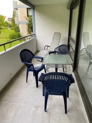 Ein Balkon oder eine Terrasse in der Unterkunft Frohsinn