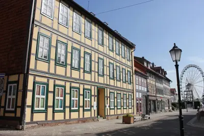 Das Gebäude in dem sich die Ferienwohnung befindet