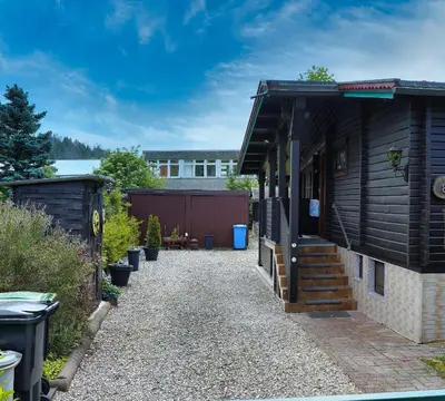 Das Gebäude in dem sich die Ferienwohnung befindet