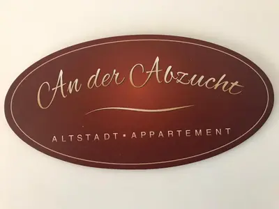 Ein Zertifikat, Auszeichnung, Logo oder anderes Dokument, das in der Unterkunft An der Abzucht ausgestellt ist