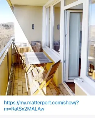 Ein Balkon oder eine Terrasse in der Unterkunft App 365 Panoramic Hohegeiß mit WLan