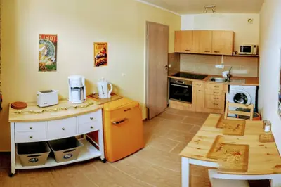 Küche/Küchenzeile in der Unterkunft Altstadt Appartement Goslar