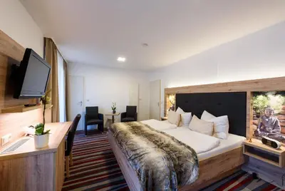 TV/Unterhaltungsangebot in der Unterkunft Wellness & Ayurveda Hotel Am Eichenberg