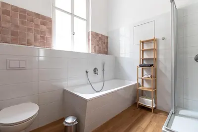 Ein Badezimmer in der Unterkunft Ferienwohnung Mars
