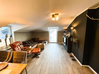 Ein Sitzbereich in der Unterkunft Boutique Apartment Anne