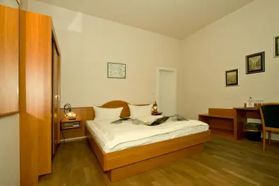 Ein Bett oder Betten in einem Zimmer der Unterkunft Gästehaus Musestieg