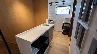 Küche/Küchenzeile in der Unterkunft Ferienwohnung Wetzig W1 - Breite Straße 104 Wernigerode