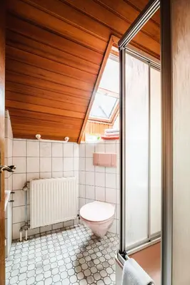 Ein Badezimmer in der Unterkunft Landhotel Alte Aue