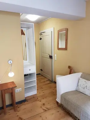 Ein Bett oder Betten in einem Zimmer der Unterkunft Hotel am Hoken