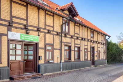 Das Gebäude in dem sich die Ferienwohnung befindet