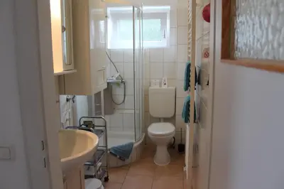 Ein Badezimmer in der Unterkunft Ferienwohnung Ruheoase