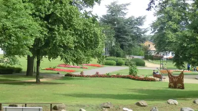 Ein Garten an der Unterkunft Appartement An der Radau
