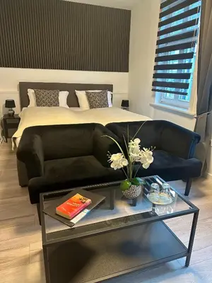Ein Bett oder Betten in einem Zimmer der Unterkunft Altstadt-Hotel Gosequell
